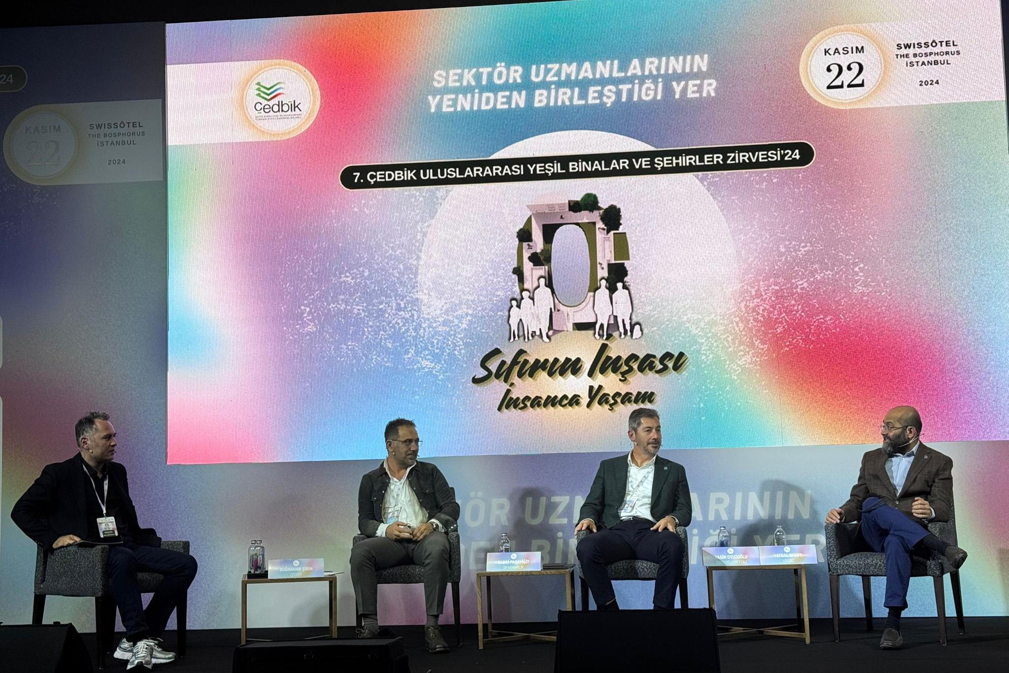 Sabri Paşayiğit, Founding Partner of SP Architects, Was a Speaker at the 7th ÇEDBİK International Green Buildings and Cities Summit